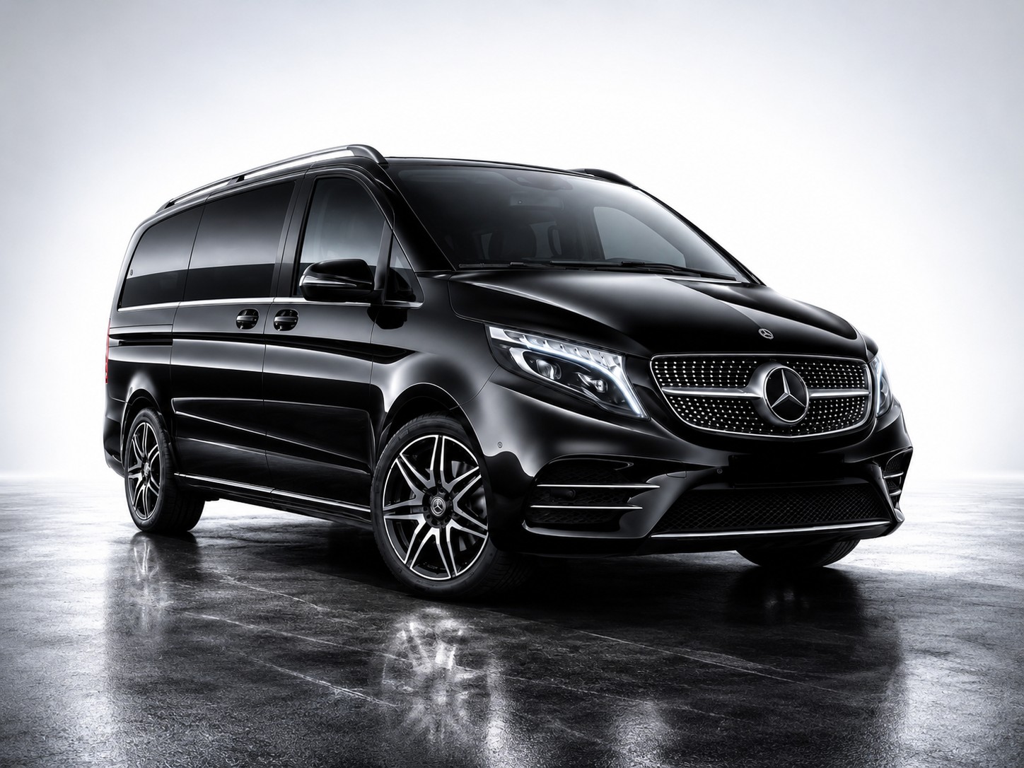 Mercedes-Benz V-Class at airport